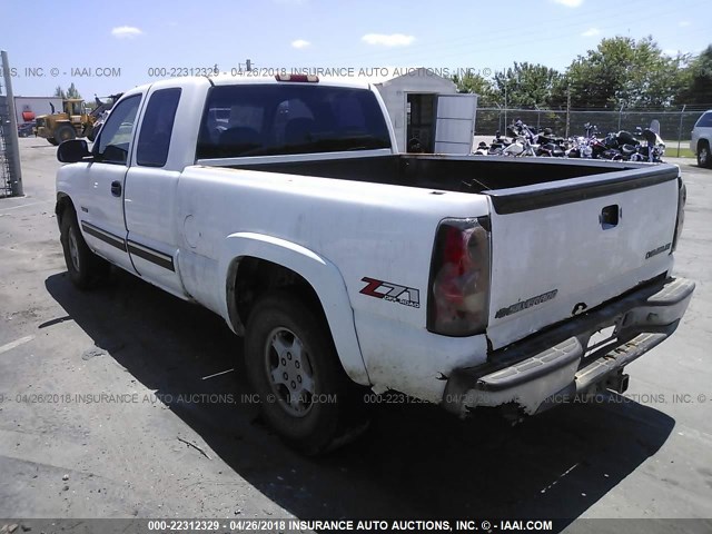 2GCEK19T2Y1158634 - 2000 CHEVROLET SILVERADO K1500 WHITE photo 3