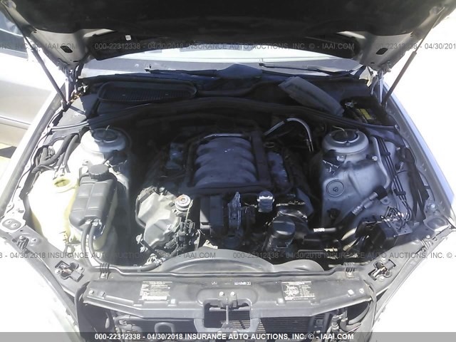 WDBNG83J53A370930 - 2003 MERCEDES-BENZ S 430 4MATIC SILVER photo 10