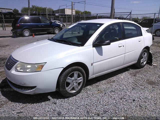 1G8AJ55F26Z137614 - 2006 SATURN ION LEVEL 2 WHITE photo 2