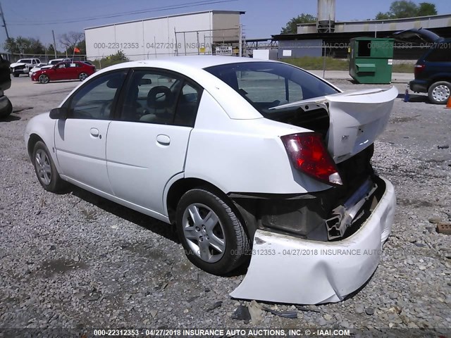 1G8AJ55F26Z137614 - 2006 SATURN ION LEVEL 2 WHITE photo 3