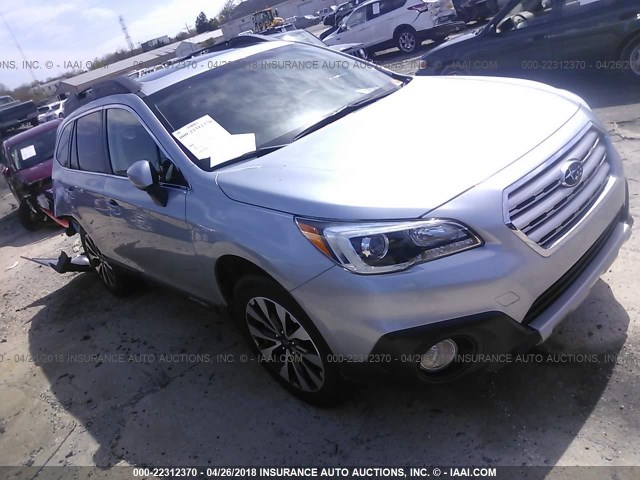 4S4BSANC0G3330785 - 2016 SUBARU OUTBACK 2.5I LIMITED SILVER photo 1