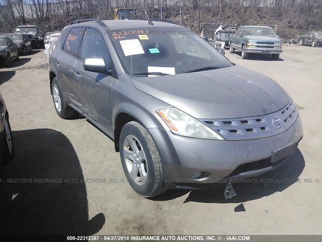 JN8AZ08W84W334027 - 2004 NISSAN MURANO SL/SE GRAY photo 1