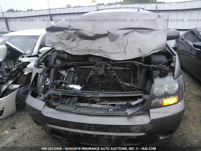 1GNSCAE01BR358258 - 2011 CHEVROLET TAHOE C1500  LS TAN photo 10