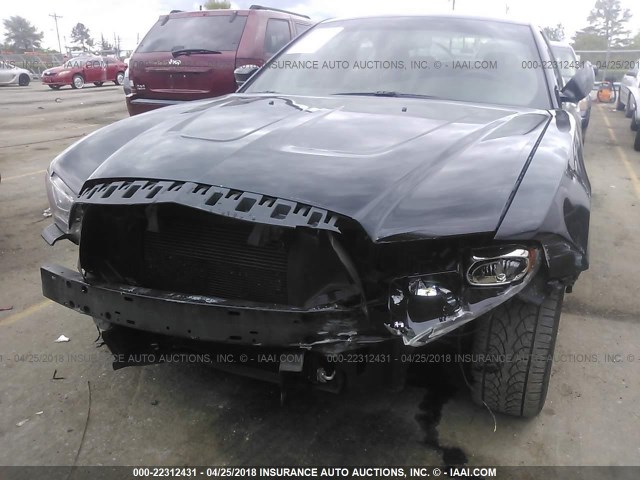 2C3CDXHG9EH295876 - 2014 DODGE CHARGER SXT BLACK photo 6