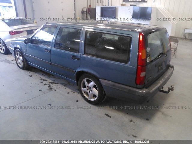 YV1LW555XV2277306 - 1997 VOLVO 850 BLUE photo 3