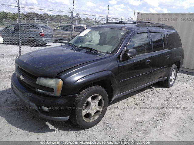 1GNES16SX56127557 - 2005 CHEVROLET TRAILBLAZER EXT LS/EXT LT BLACK photo 2