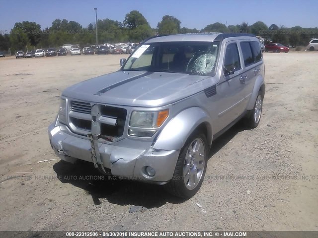 1D4PT4GXXBW500699 - 2011 DODGE NITRO HEAT SILVER photo 2