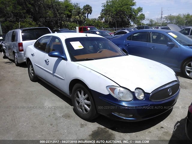 2G4WC532351256040 - 2005 BUICK LACROSSE CX BLUE photo 1