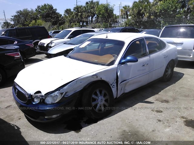 2G4WC532351256040 - 2005 BUICK LACROSSE CX BLUE photo 2