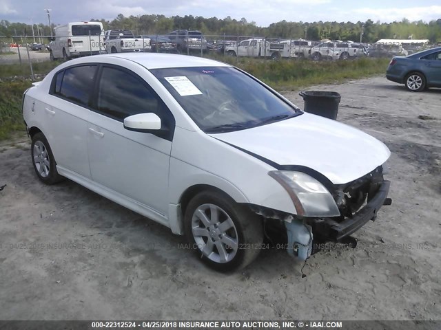 3N1AB6AP2BL685706 - 2011 NISSAN SENTRA 2.0/2.0S/SR/2.0SL WHITE photo 1