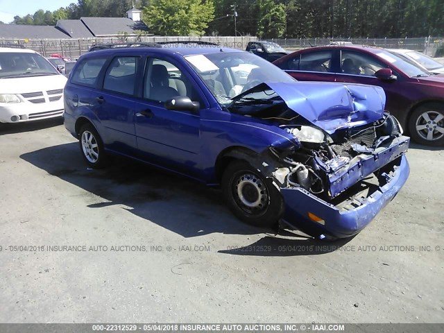 1FAFP36N65W298901 - 2005 FORD FOCUS ZXW BLUE photo 1