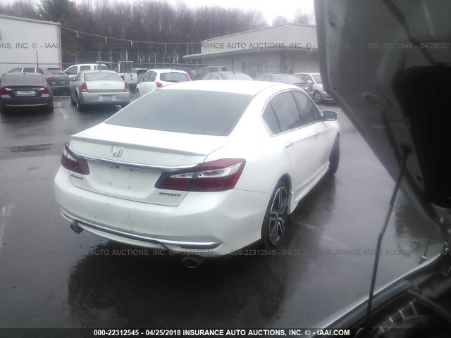 1HGCR2F50HA073507 - 2017 HONDA ACCORD SPORT 白色 照片 4