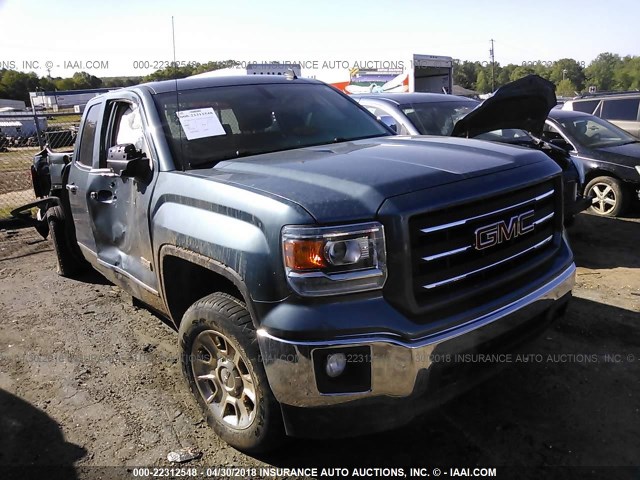 1GTV2UEC0EZ101164 - 2014 GMC SIERRA K1500 SLE GRAY photo 1