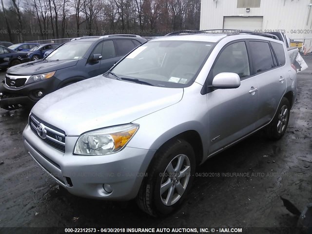 JTMBK31VX86042294 - 2008 TOYOTA RAV4 LIMITED SILVER photo 2