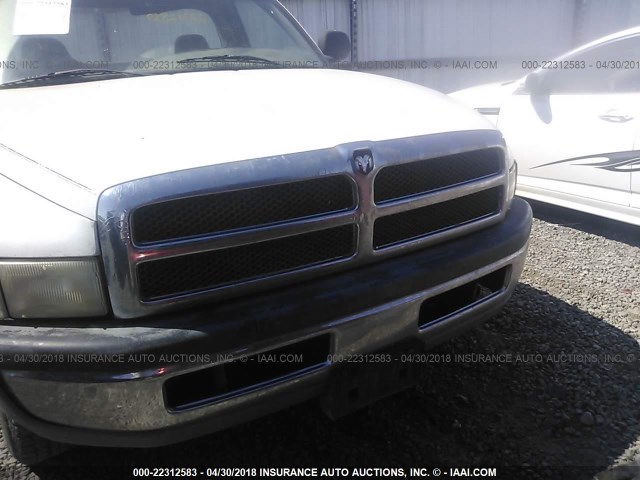 1B7HC16Y91S693489 - 2001 DODGE RAM 1500 WHITE photo 6