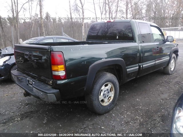 1GCEK19T31E223463 - 2001 CHEVROLET SILVERADO K1500 GREEN photo 4