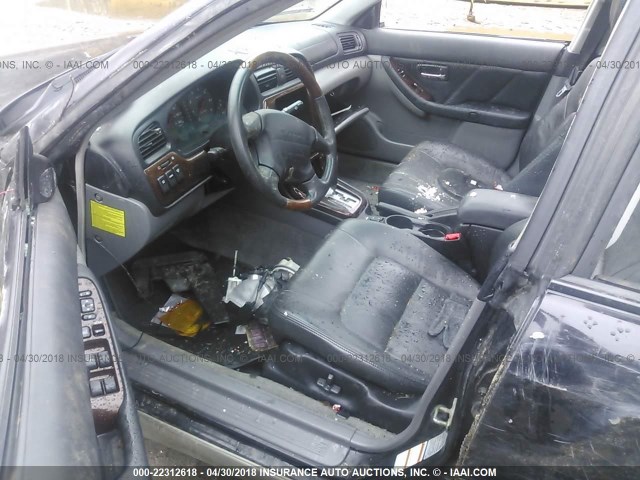 4S3BE896727213473 - 2002 SUBARU LEGACY OUTBACK 3.0 H6/3.0 H6 VDC BLACK photo 5