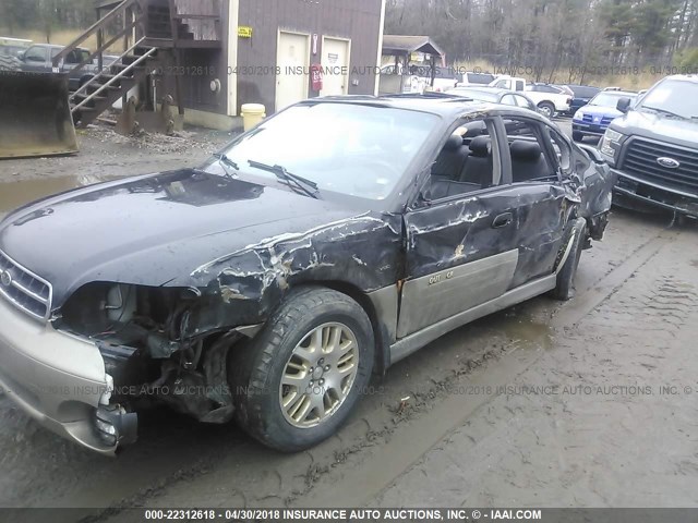 4S3BE896727213473 - 2002 SUBARU LEGACY OUTBACK 3.0 H6/3.0 H6 VDC BLACK photo 6