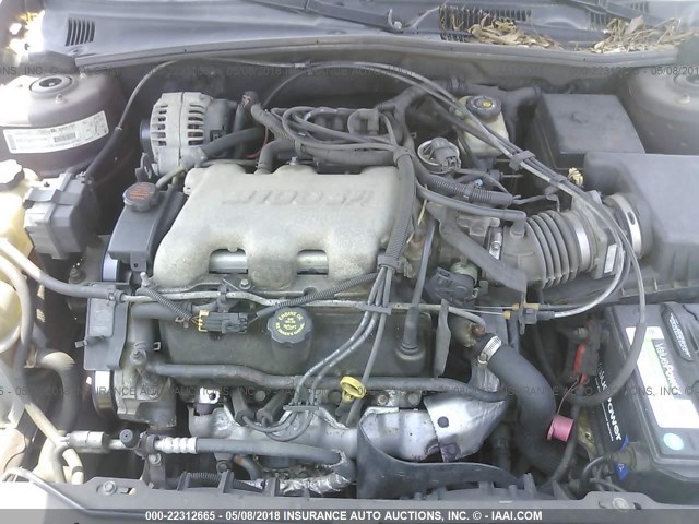 1G1NE52J216207524 - 2001 CHEVROLET MALIBU LS 栗色 照片 10