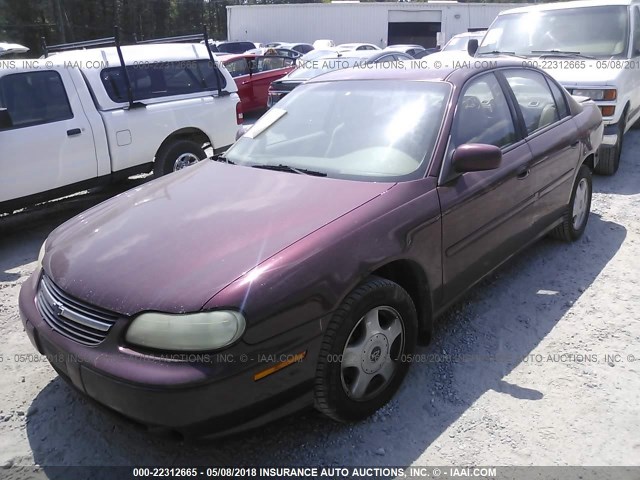 1G1NE52J216207524 - 2001 CHEVROLET MALIBU LS 栗色 照片 2