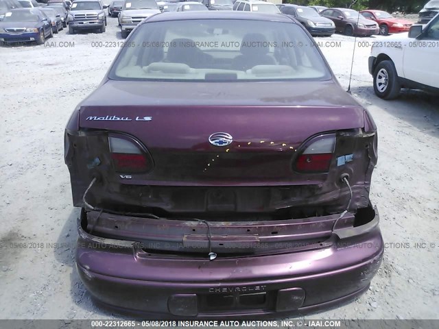 1G1NE52J216207524 - 2001 CHEVROLET MALIBU LS 栗色 照片 6