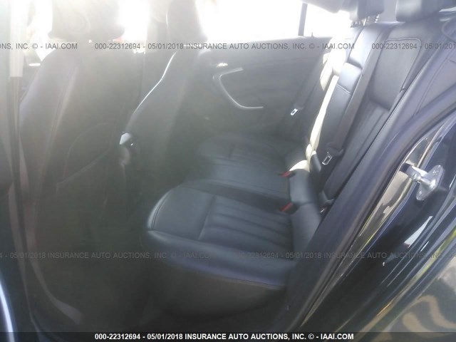 2G4GR5EK0C9164611 - 2012 BUICK REGAL BLACK photo 8