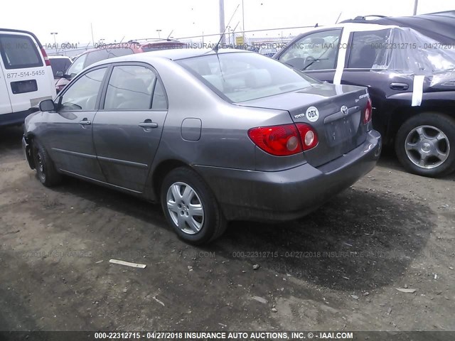 1NXBR32E57Z858880 - 2007 TOYOTA COROLLA CE/LE/S GRAY photo 3