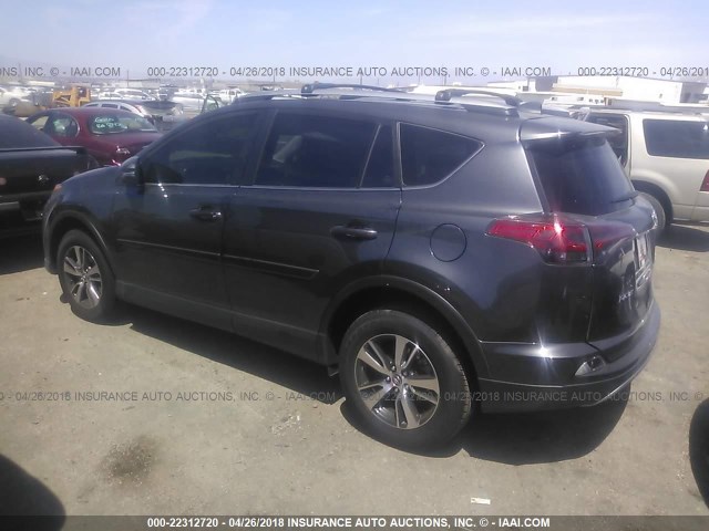 JTMWFREV1JJ170168 - 2018 TOYOTA RAV4 ADVENTURE/XLE 灰色 照片 3