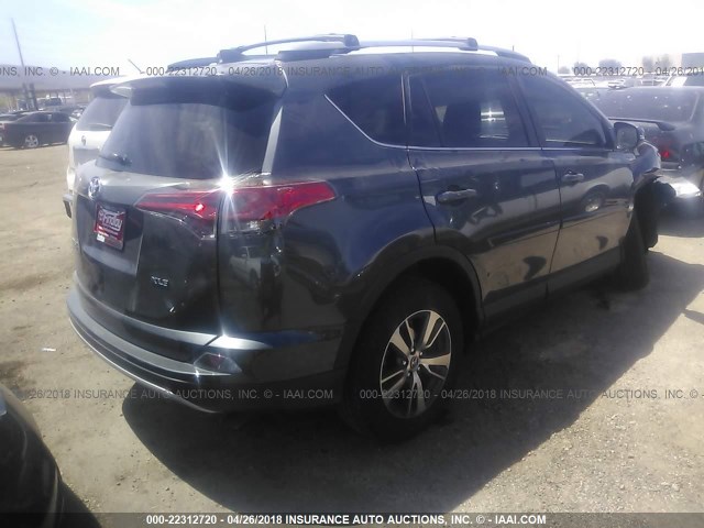 JTMWFREV1JJ170168 - 2018 TOYOTA RAV4 ADVENTURE/XLE 灰色 照片 4