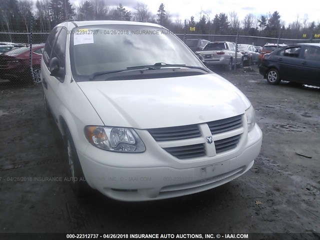 1D4GP24R97B254323 - 2007 DODGE GRAND CARAVAN SE WHITE photo 6