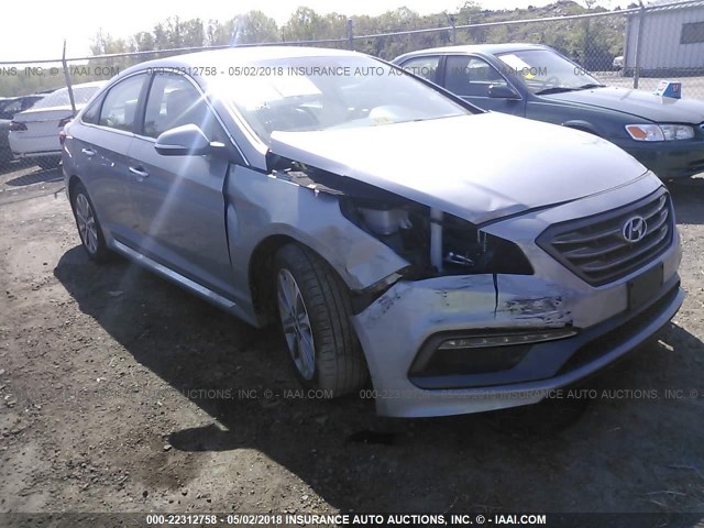 5NPE34AF4GH381601 - 2016 HYUNDAI SONATA SPORT/LIMITED GRAY photo 1