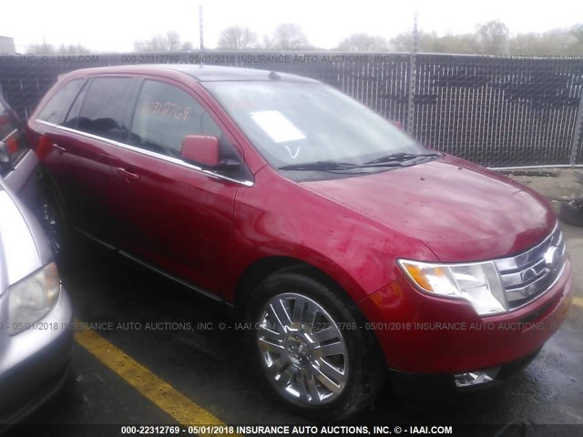 2FMDK39C68BA24366 - 2008 FORD EDGE LIMITED RED photo 1