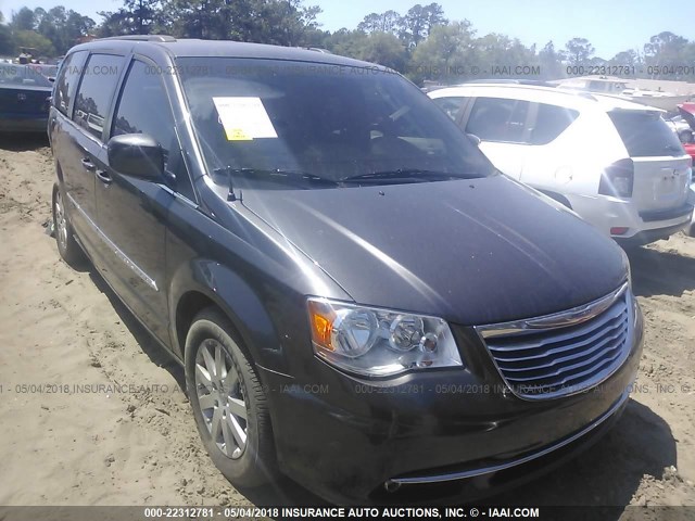 2C4RC1BG3FR637834 - 2015 CHRYSLER TOWN & COUNTRY TOURING GRAY photo 1