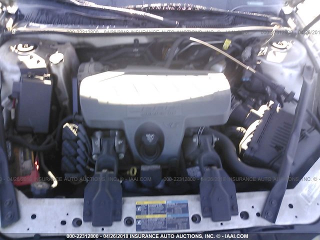 2G2WP552781102705 - 2008 PONTIAC GRAND PRIX SILVER photo 10