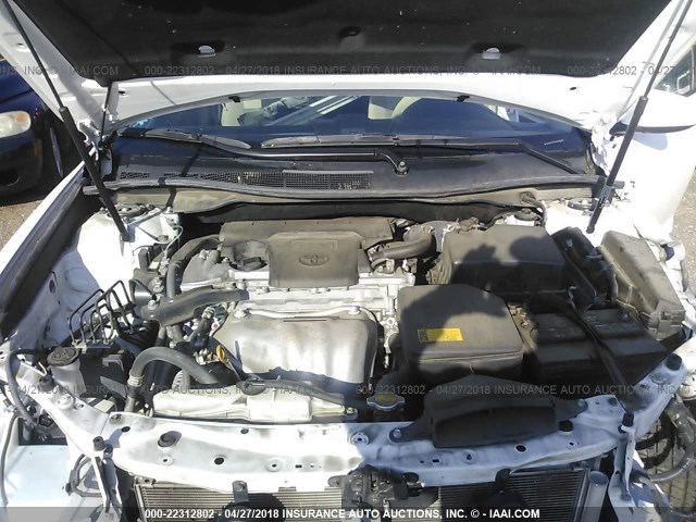 4T1BF1FK7EU368502 - 2014 TOYOTA CAMRY L/SE/LE/XLE 白色 照片 10