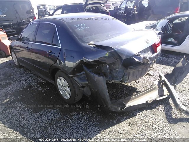 3HGCM56374G707664 - 2004 HONDA ACCORD LX GRAY photo 3