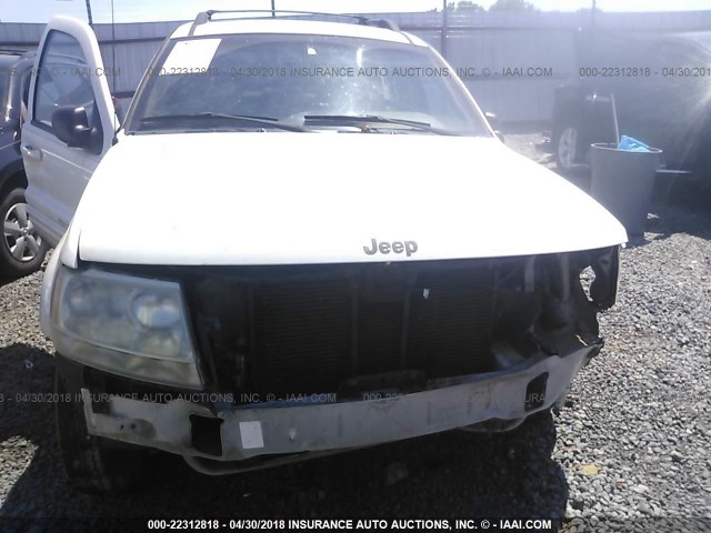 1J4GW58N6YC103891 - 2000 JEEP GRAND CHEROKEE LIMITED WHITE photo 6