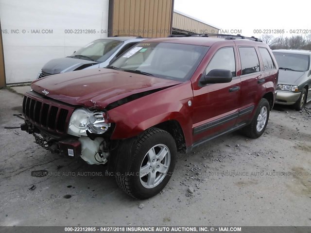 1J4HR48N46C236099 - 2006 JEEP GRAND CHEROKEE LAREDO/COLUMBIA/FREEDOM 红色 照片 2