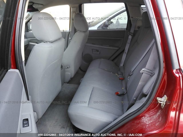 1J4HR48N46C236099 - 2006 JEEP GRAND CHEROKEE LAREDO/COLUMBIA/FREEDOM 红色 照片 8