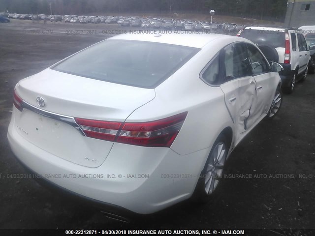 4T1BK1EBXDU077147 - 2013 TOYOTA AVALON PREMIUM/TOURING/LIMITED WHITE photo 4