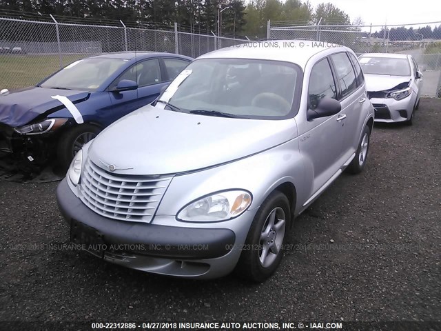 3C4FY48B12T379211 - 2002 CHRYSLER PT CRUISER CLASSIC SILVER photo 2