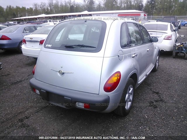 3C4FY48B12T379211 - 2002 CHRYSLER PT CRUISER CLASSIC SILVER photo 4