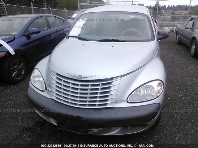 3C4FY48B12T379211 - 2002 CHRYSLER PT CRUISER CLASSIC SILVER photo 6