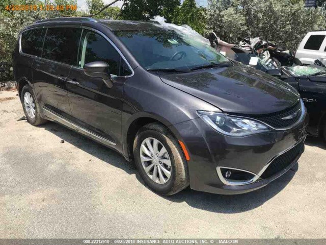2C4RC1BG8JR120229 - 2018 CHRYSLER PACIFICA TOURING L Մոխրագույն լուսանկար 17