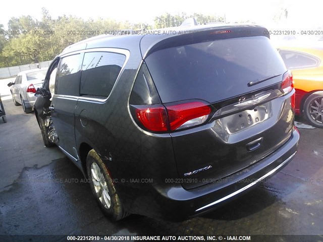 2C4RC1BG8JR120229 - 2018 CHRYSLER PACIFICA TOURING L Մոխրագույն լուսանկար 3