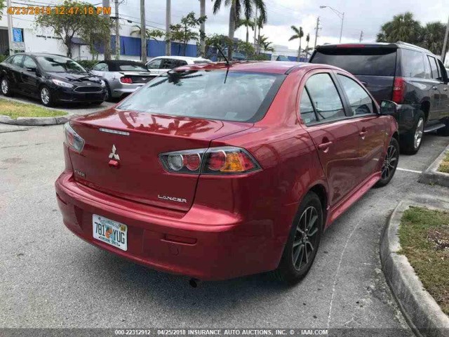 JA32U2FU1HU006296 - 2017 MITSUBISHI LANCER ES RED photo 12