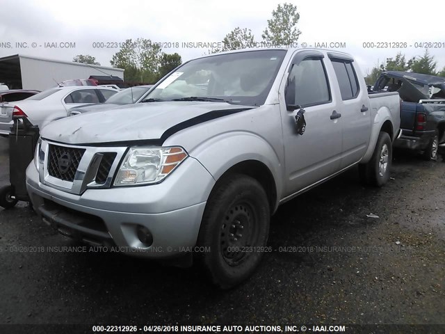 1N6AD0ER6CC482053 - 2012 NISSAN FRONTIER S/SV/SL/PRO-4X SILVER photo 2