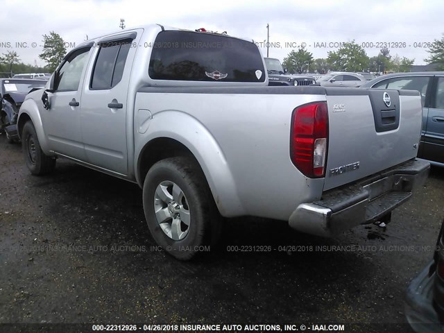 1N6AD0ER6CC482053 - 2012 NISSAN FRONTIER S/SV/SL/PRO-4X SILVER photo 3