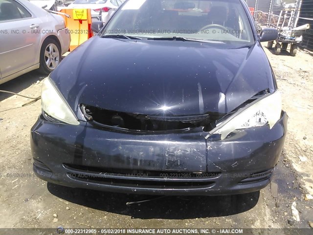 4T1BE32K53U242642 - 2003 TOYOTA CAMRY LE/XLE/SE BLACK photo 6