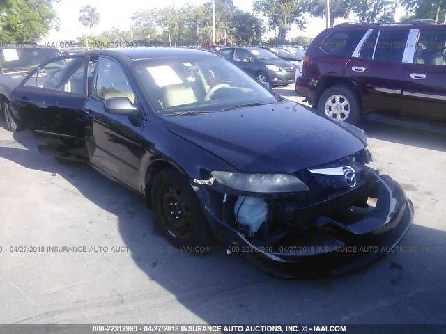 1YVHP80C565M48554 - 2006 MAZDA 6 I BLACK photo 1